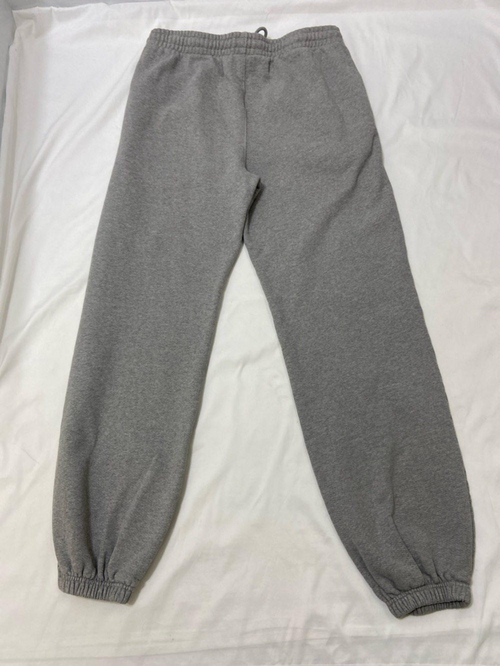 Off-White Men’s Gray Long Sweatpants With Elastic At Waist And Ankle.Size- XL . - Picture 3 of 15